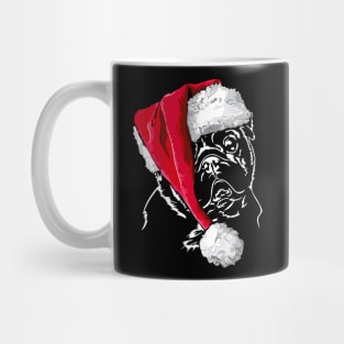 Funny Pug Santa Christmas dog mom Mug